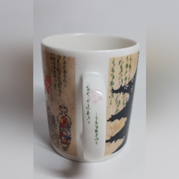 Starbucks Kyoto Mug Coffee Cup 2009 Artsy Design Series Japan City Geisha Temple - Picture 2 of 7